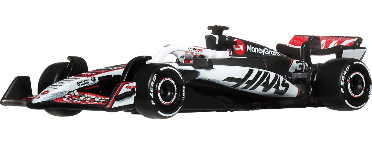Hot Wheels 1:64 Premium Formula 1 car shows authentic detailing for collector display