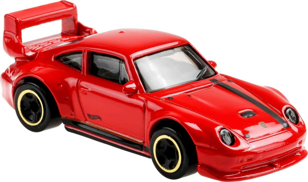Hot Wheels 10-pack detailed decos, close-up to show collectible appeal.