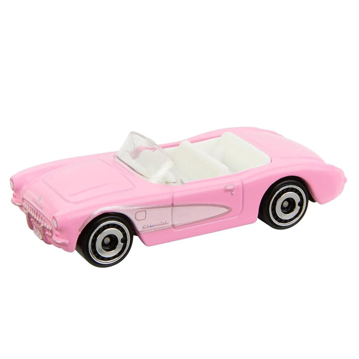 Hot Wheels 1956 Corvette side view with precise detailing for avid collectors