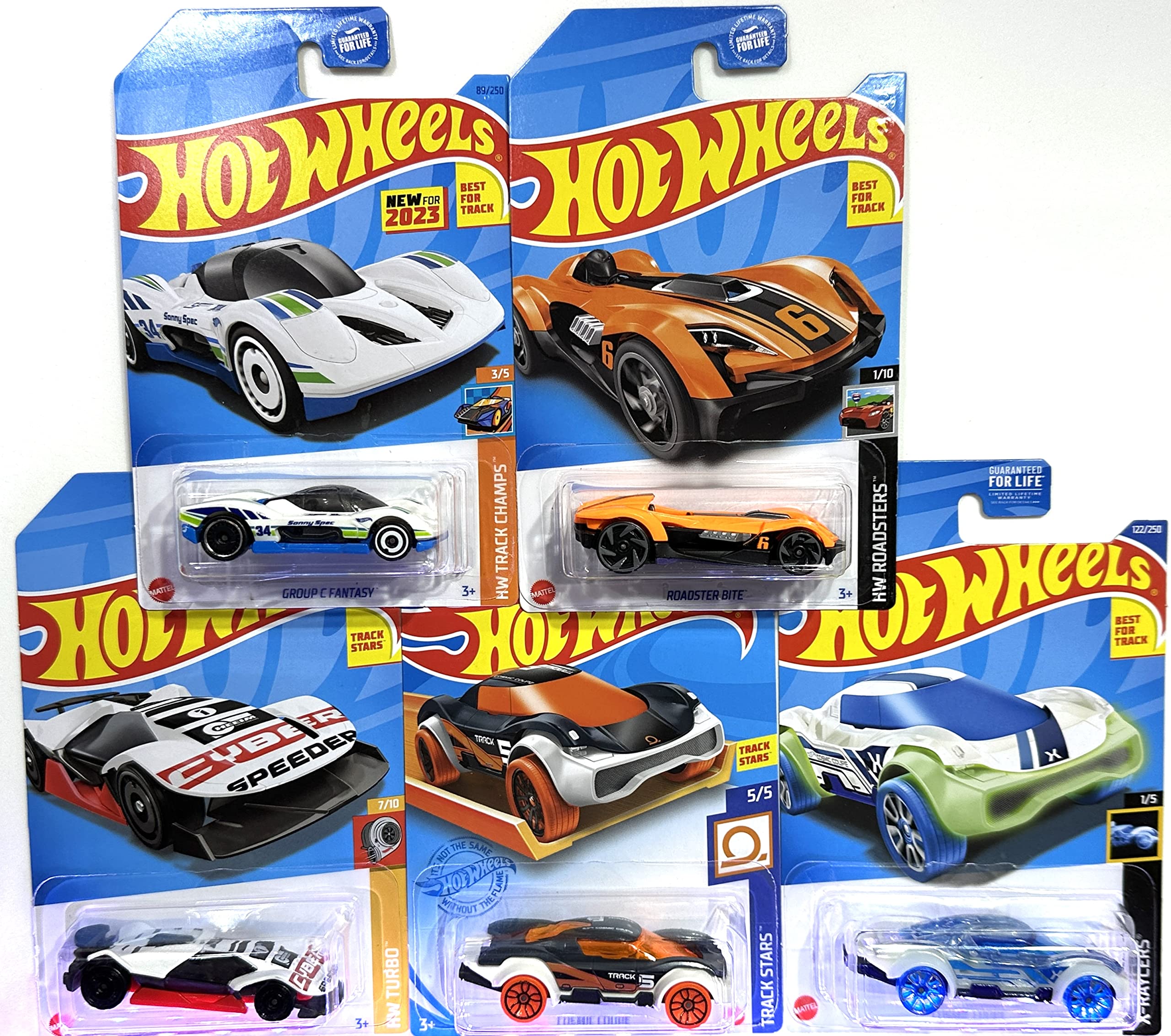Hot Wheels 5 Pack random track stars for exciting track play