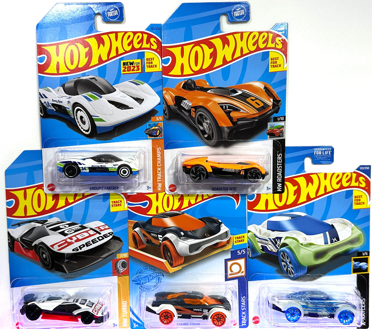 Hot Wheels 5 Pack random track stars for exciting track play