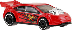 Hot Wheels ABC Racers car with letter B in vibrant deco for color recognition.