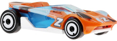 Hot Wheels ABC Racers car with letter C features classic decos for collector-style play.