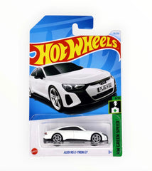 Hot Wheels Audi RS E-Tron GT die-cast front view, ideal for display and imaginative play