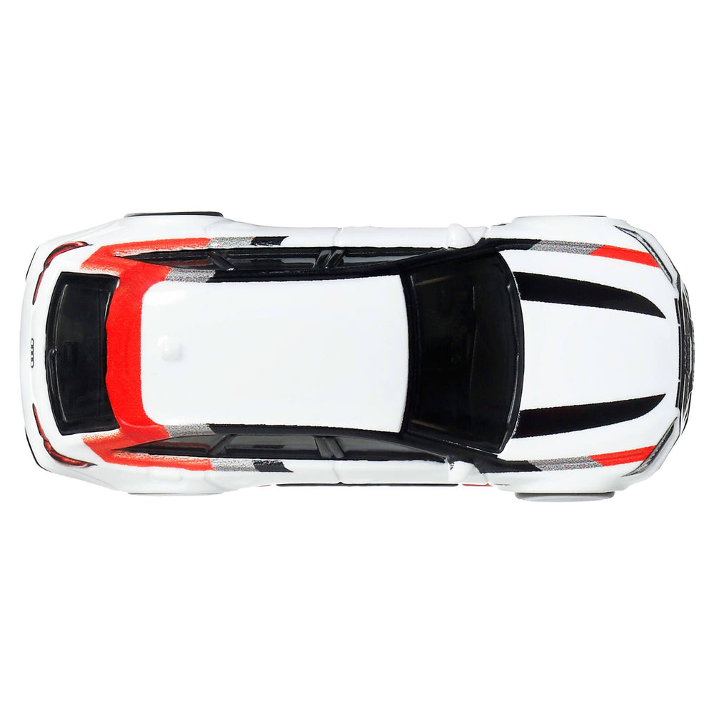 Hot Wheels Audi RS 6 Avant authentic deco with sleek wagon silhouette.