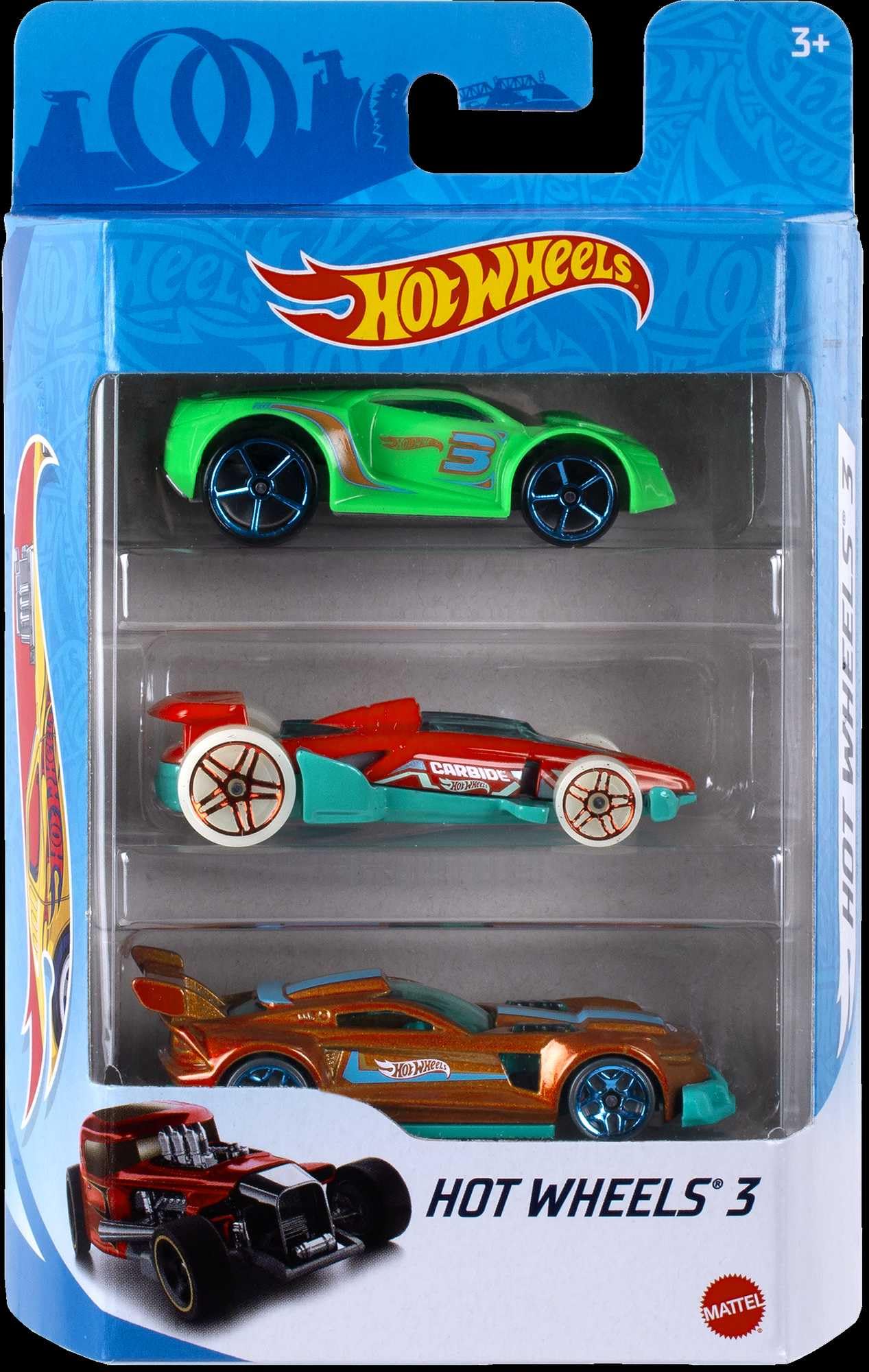 Authentic deco details enhance realism for kids' push-around adventures with Hot Wheels.
