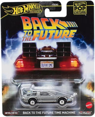 Hot Wheels Premium Back to The Future Time Machine Real Riders; perfect display collectible.