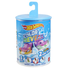 Hot Wheels barrel-drum storage doubles as display and play area.