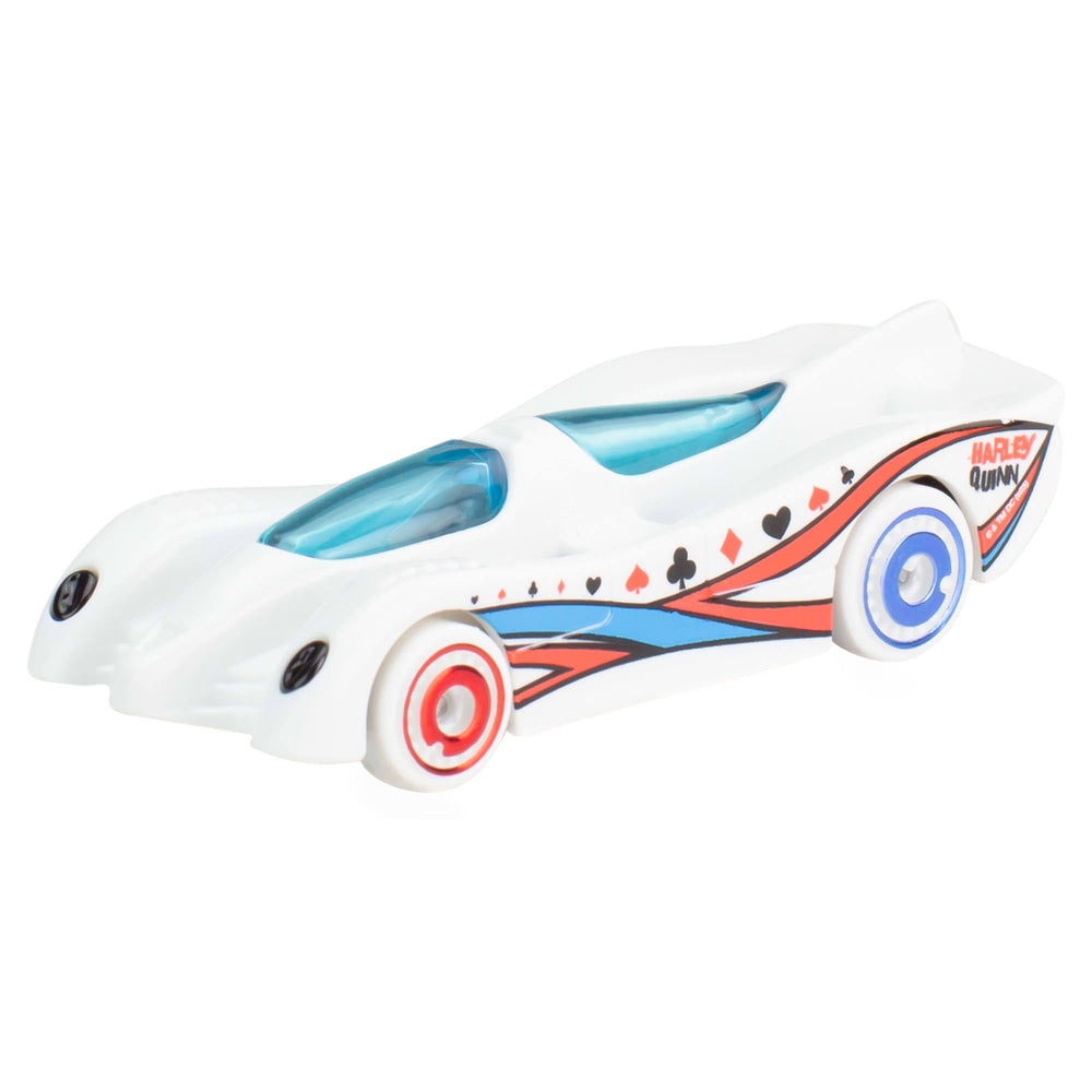 Hot Wheels Batman 5-Pack classic Batmobile silhouette, ideal for display.