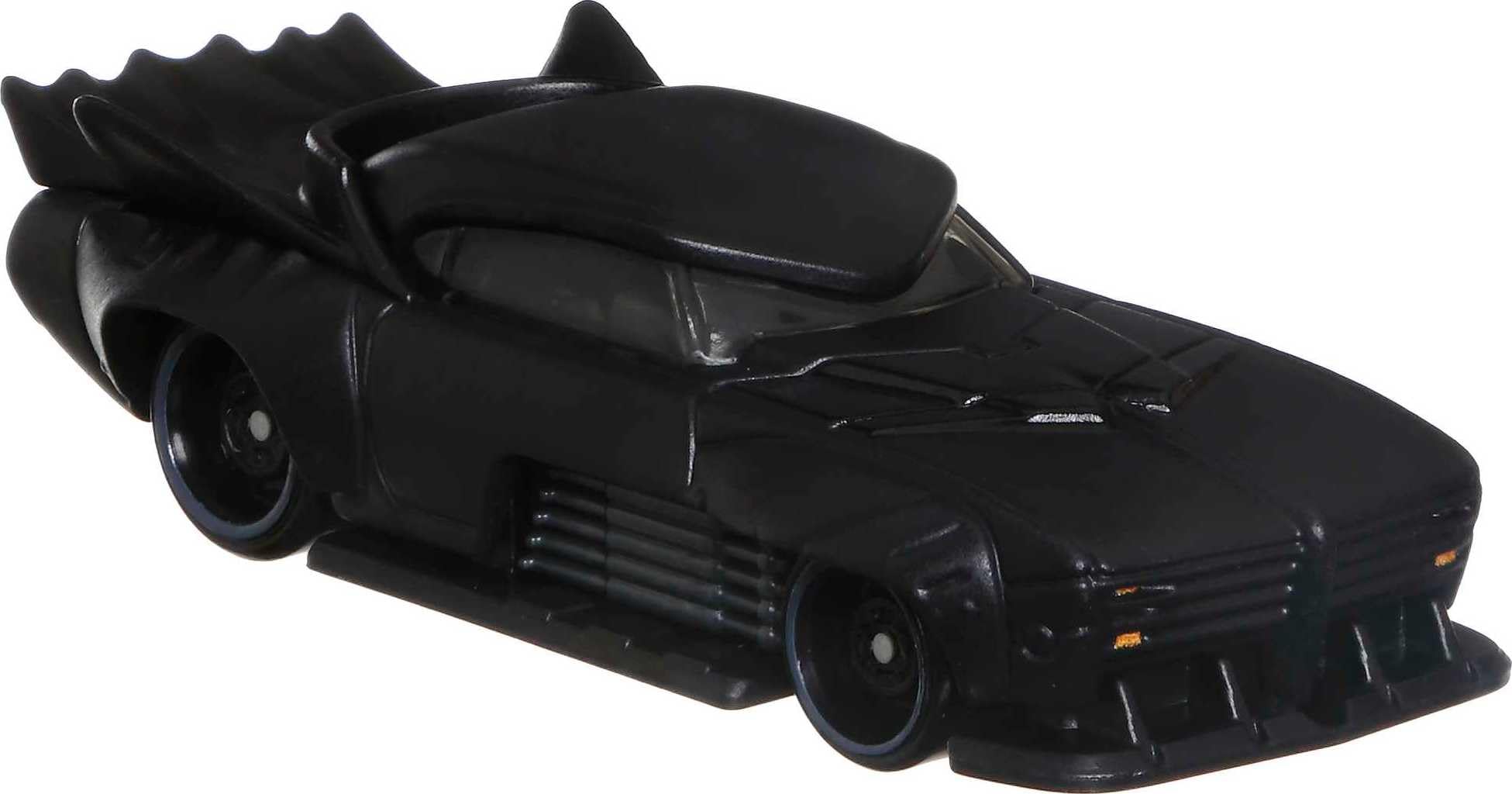 Hot Wheels Batman action feature 1:64 scale car for imaginative chase scenes.