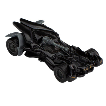 Hot Wheels Batman Batmobile Bundle detailed decals closeup for realism.