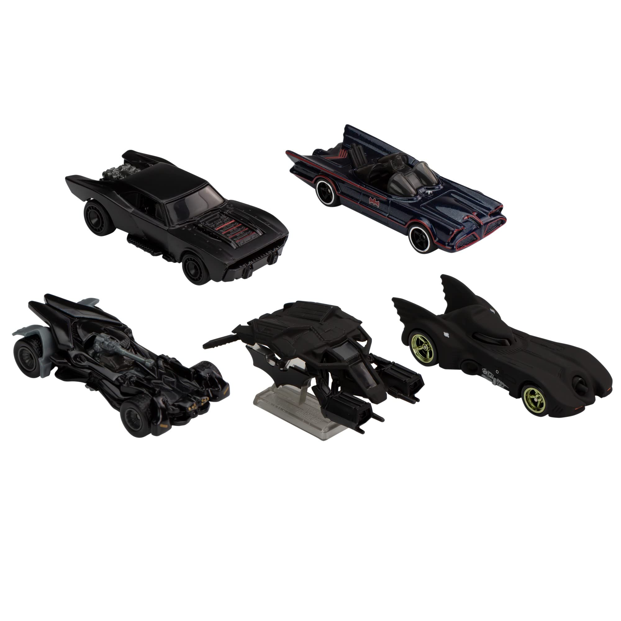 Hot Wheels Batman Batmobile Bundle packaging closeup emphasizing collectability.