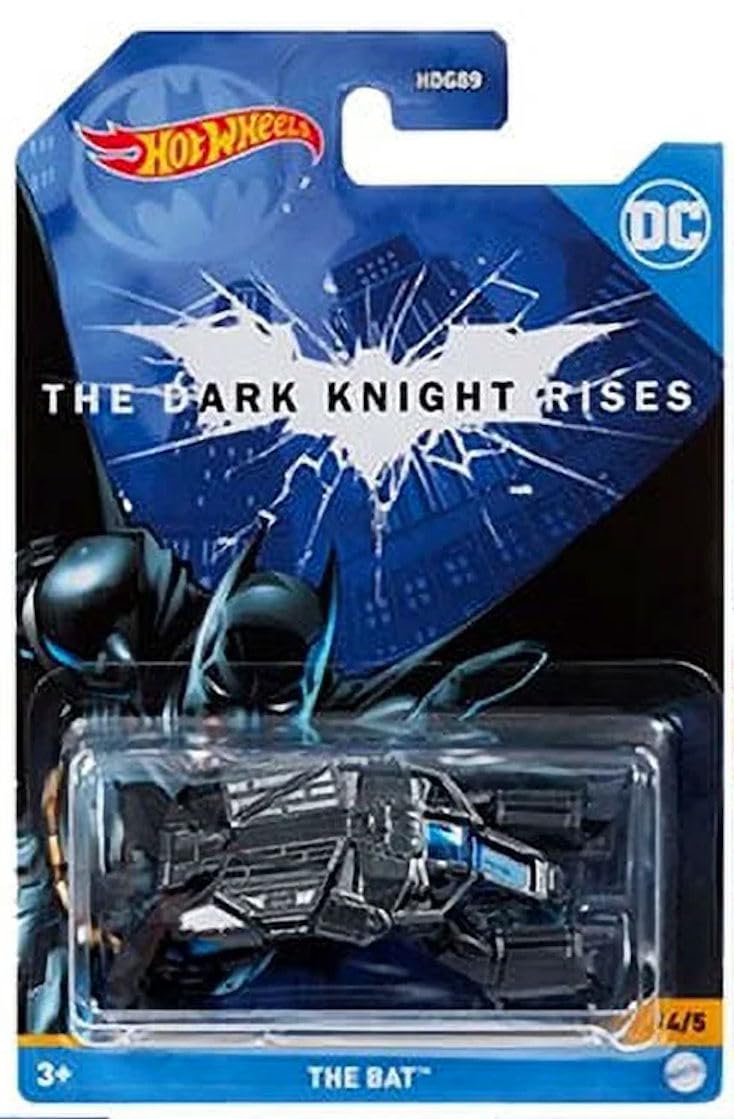 Hot Wheels Batman Batmobile light blue ideal for play and display.