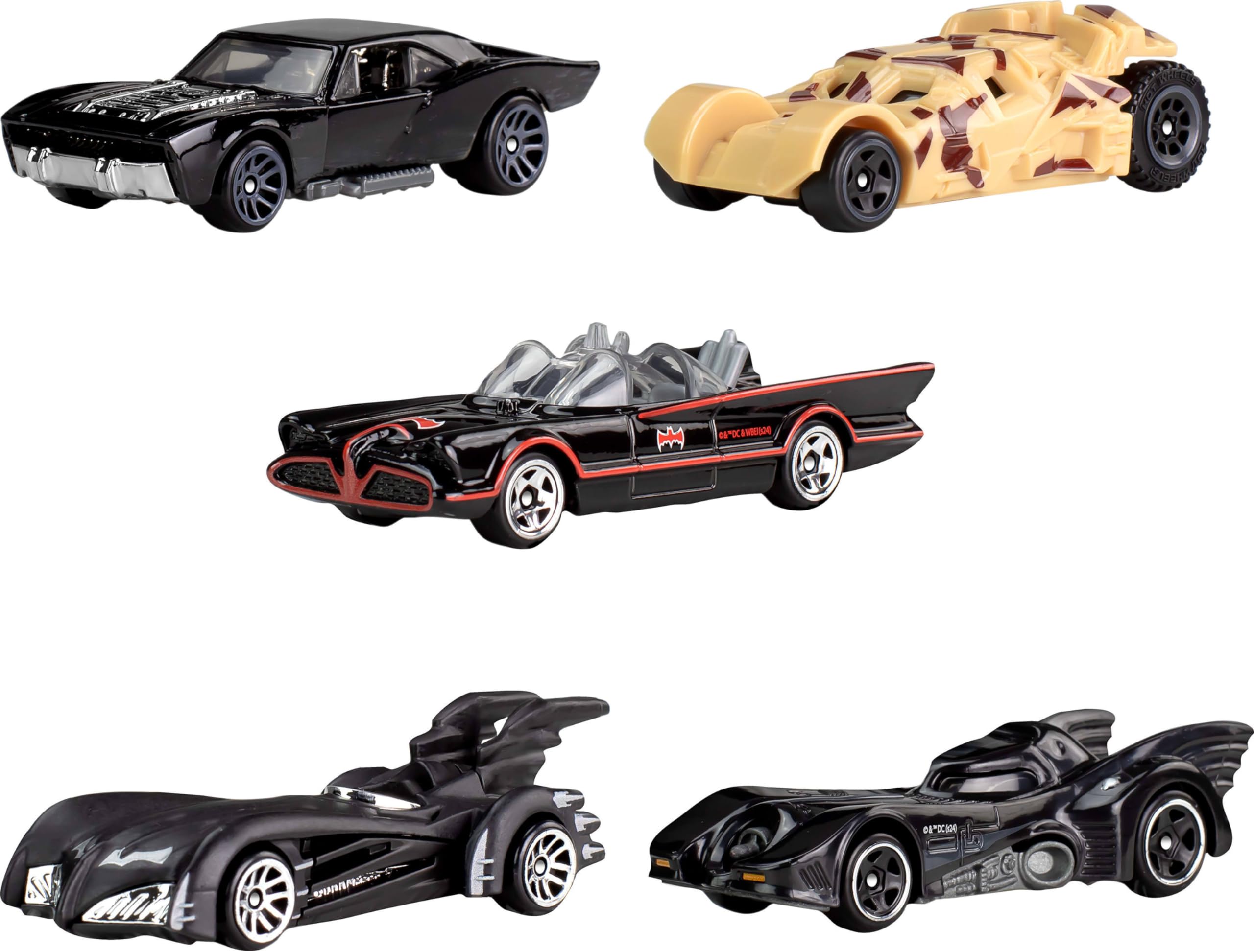 Hot Wheels Batman Classic TV Series Batmobile 1:64 model, ideal for imaginative play and display.