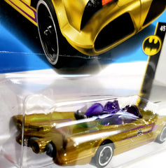 Hot Wheels Batmobile gold edition packaging shot for gifting