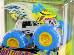 Hot Wheels Battitude glow-diecast exterior shines under low light.