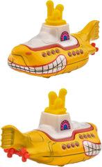Hot Wheels Beatles Yellow Submarine front view die-cast, detailed display-ready collectible.