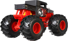 Hot Wheels Bone Shaker back shows vehicle stats for collector curiosity.