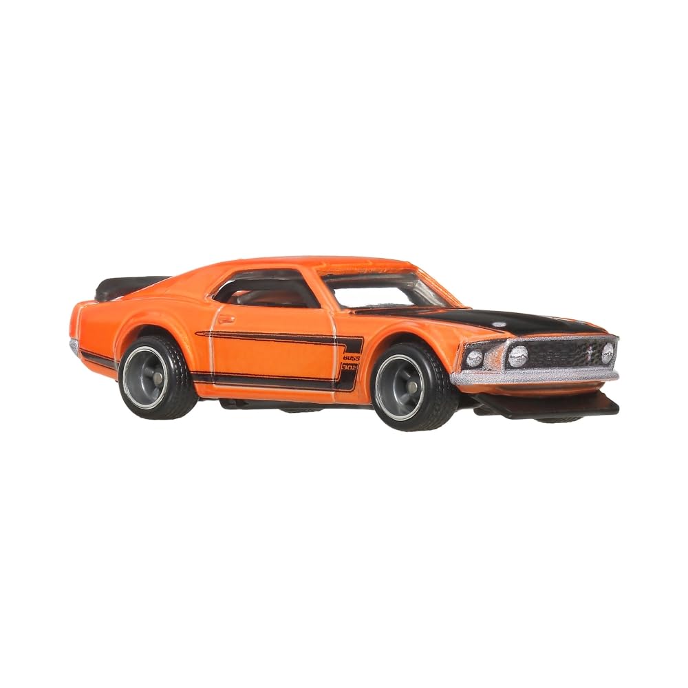 Hot Wheels Boulevard 69 Ford Mustang Boss 302 front spoiler; enhances aggressive look for display