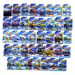 Hot Wheels 25-car assortment showcases varied designs for collectors.