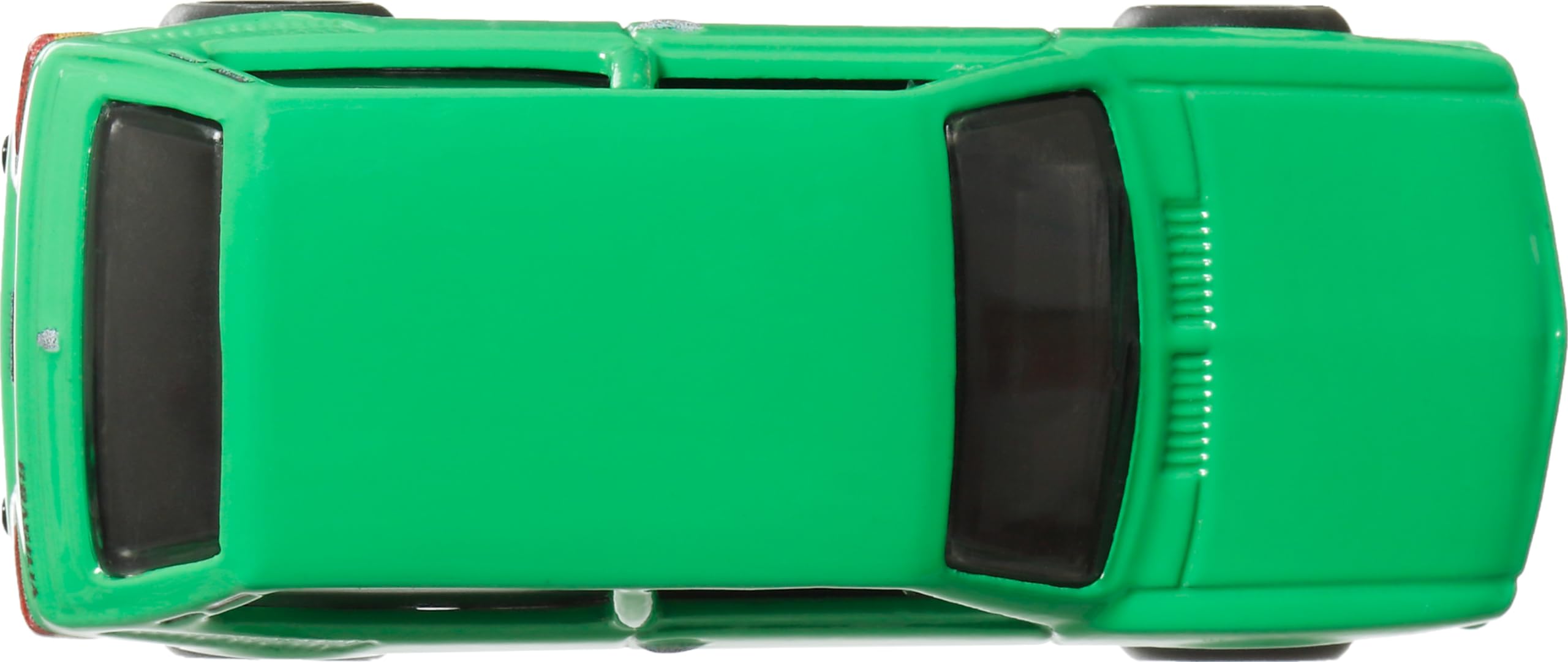 Hot Wheels Brasilia T9678 top-down view reveals perspective and form