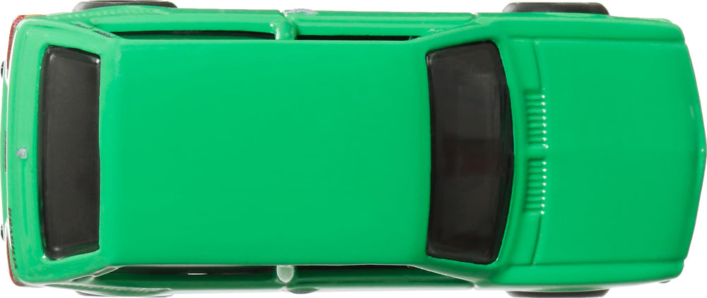 Hot Wheels Brasilia T9678 top-down view reveals perspective and form
