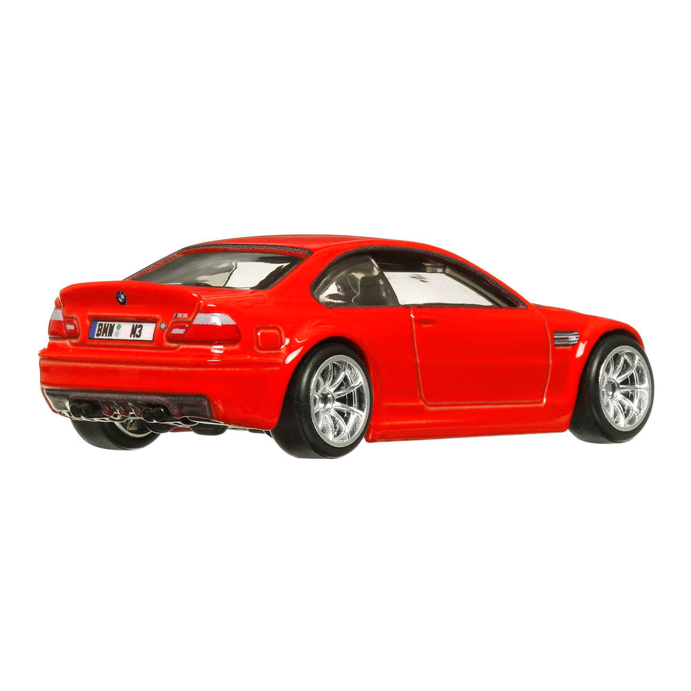 Hot Wheels 1:64 scale vehicle featuring signature wheels for fans