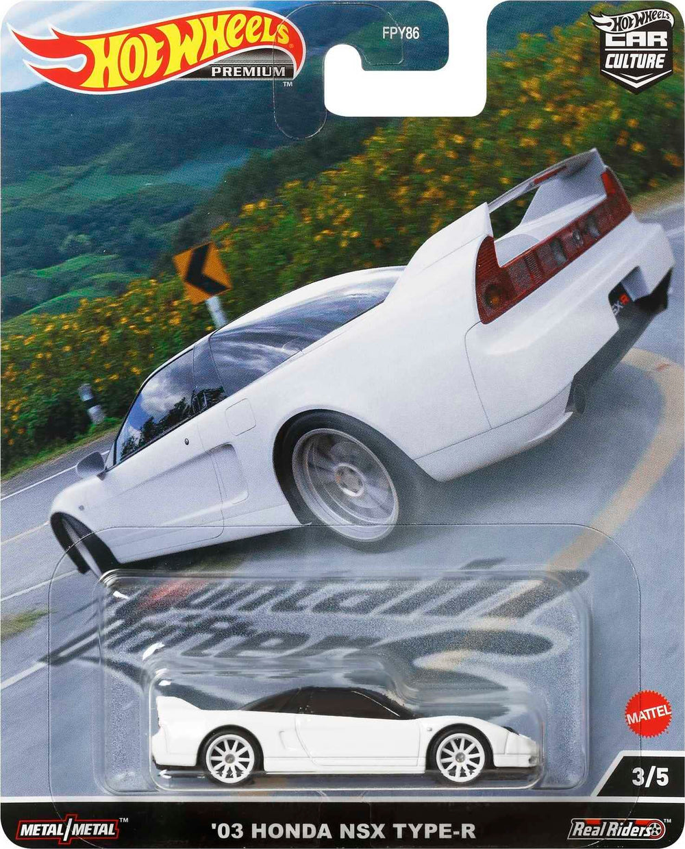 Hot Wheels Circuit Legend 1:64 display-ready model for shelves and gifting.