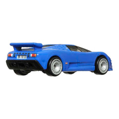 Hot Wheels EB110 metal body and base provide durability and a solid feel.
