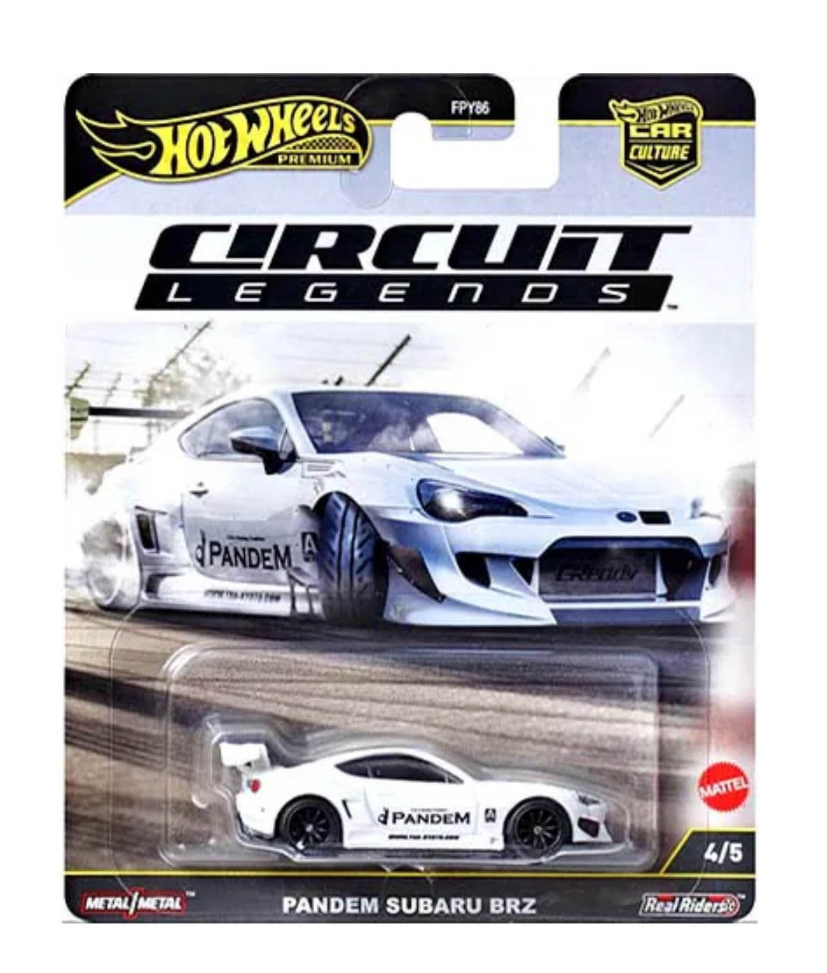 Hot Wheels Circuit Legends five-car pack display ideal for gifting and collection.