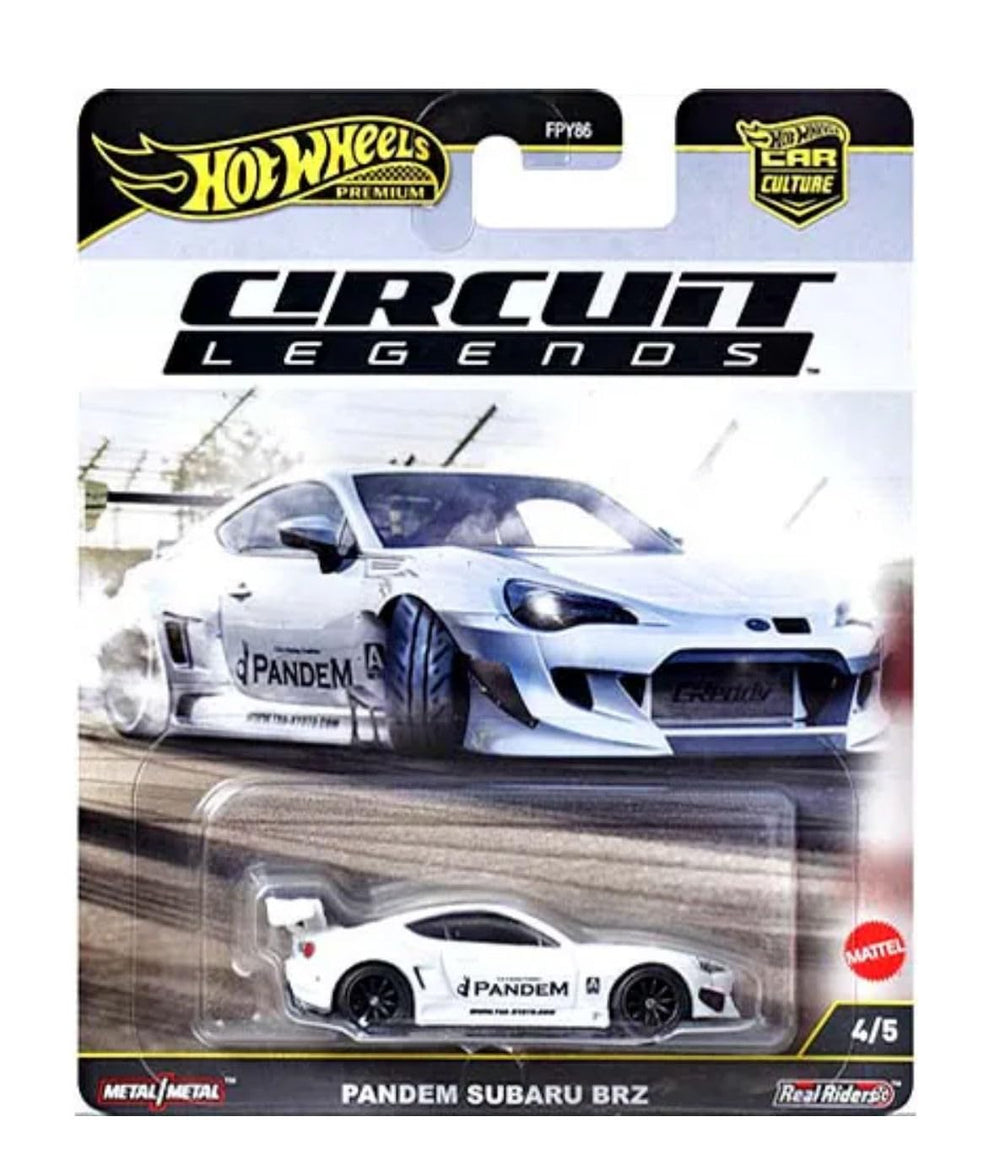 Hot Wheels Circuit Legends five-car pack display ideal for gifting and collection.