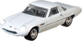Hot Wheels Mazda Cosmo front view highlights display appeal.