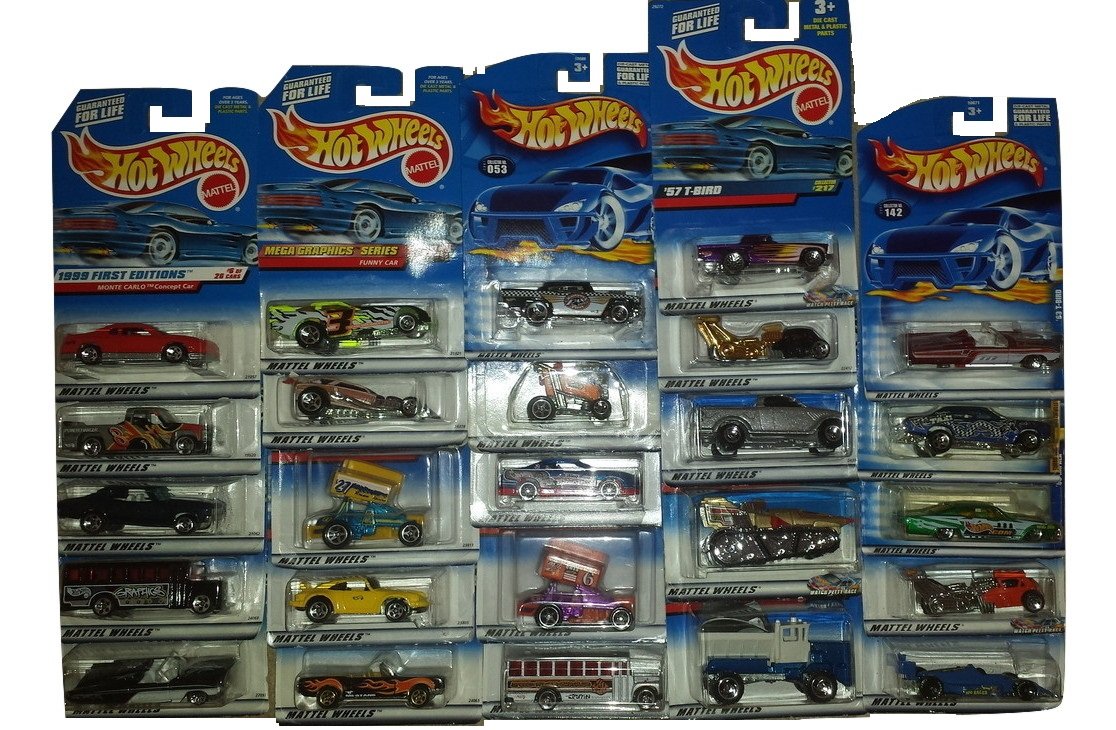 Hot Wheels collection appeals to both kids and adult enthusiasts.