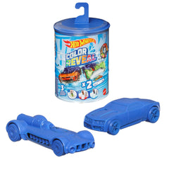 Hot Wheels Color Reveal 2-Pack cars in water reveal for play and display.