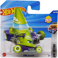 Hot Wheels Cone Shaker HW Metro 5/5 1:64, vibrant display piece for collectors.