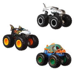 Hot Wheels Shark Wreak side view highlights bold decos for action play