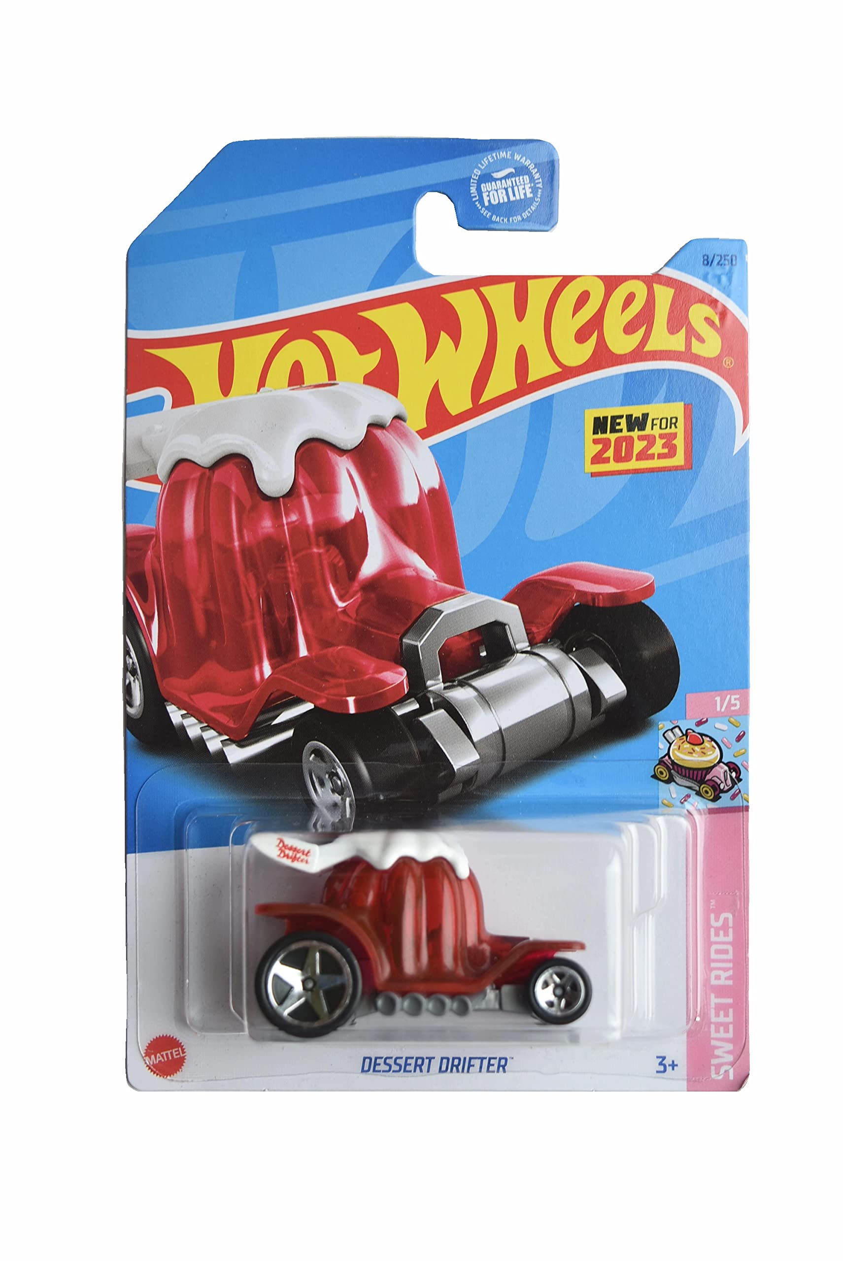 Hot Wheels Dessert Drifter 1:64 scale car inspires imaginative play for kids.