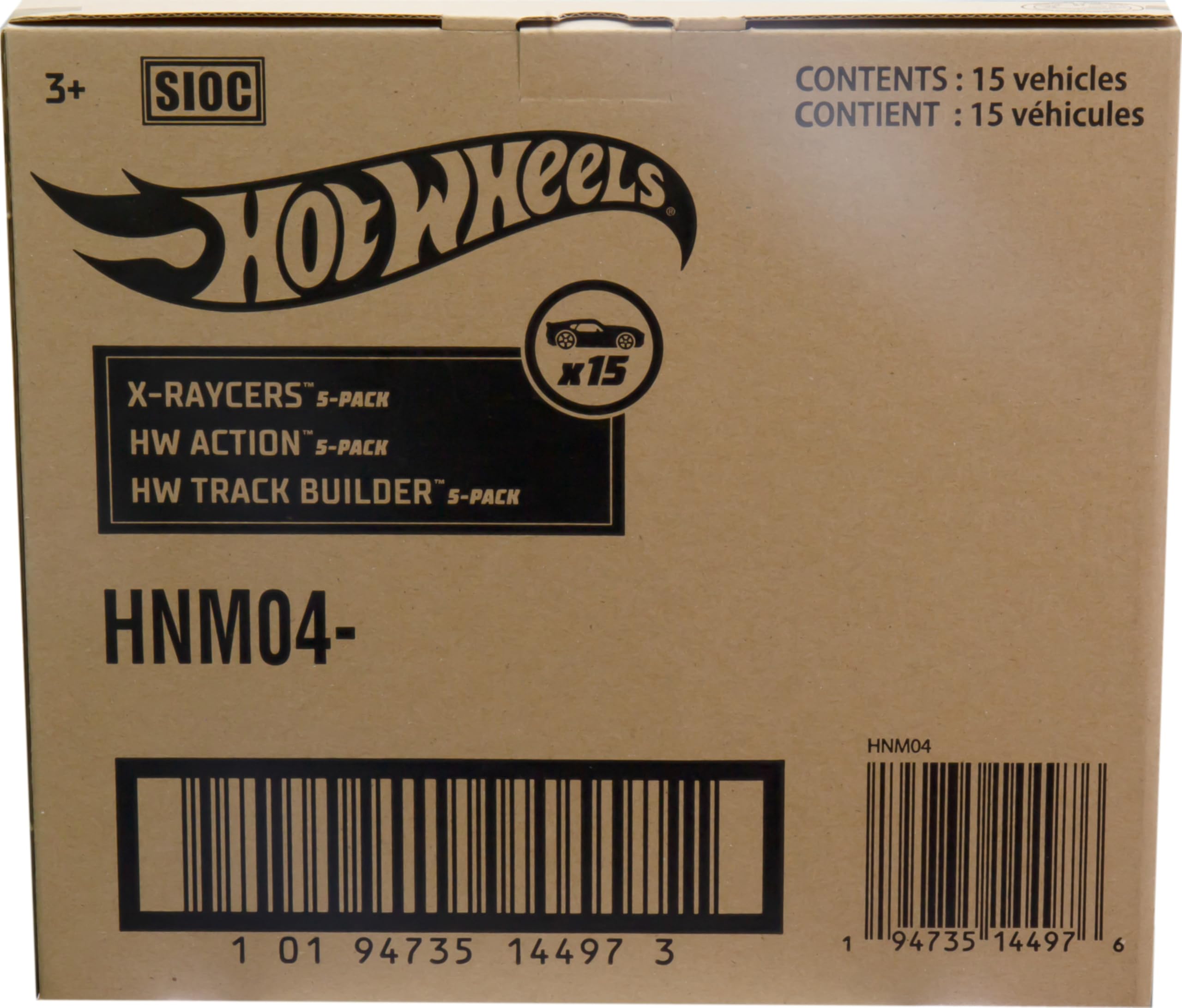 Hot Wheels rolling wheels enable smooth push-around play.