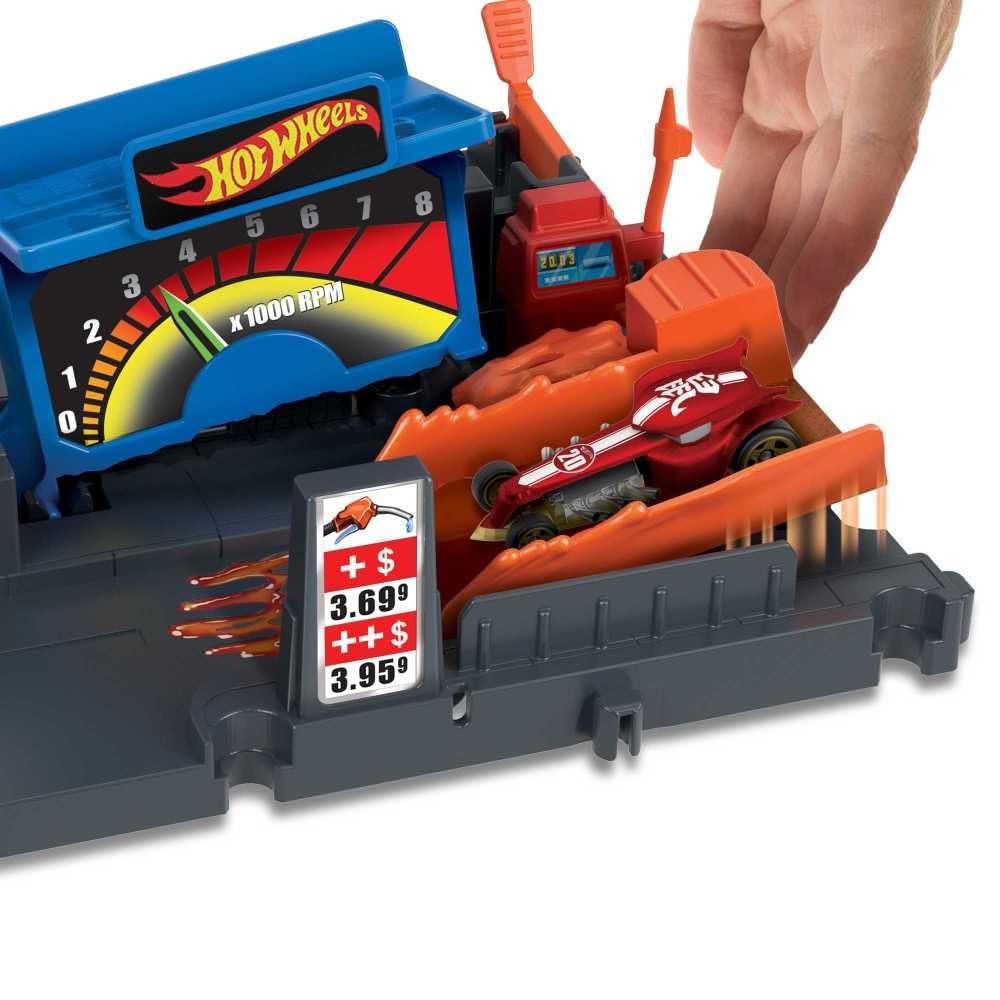 Hot Wheels fuel pumps with dials add authenticity to play scenarios