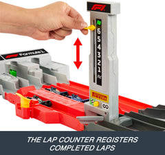 Hot Wheels die-cast cars inspired by Oracle Red Bull Racing, Haas F1 Team, Williams.