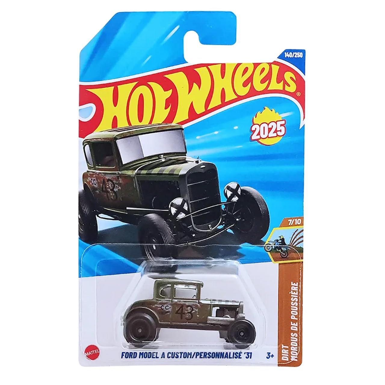 Dirt Series start number 43 highlights racing style and collectability