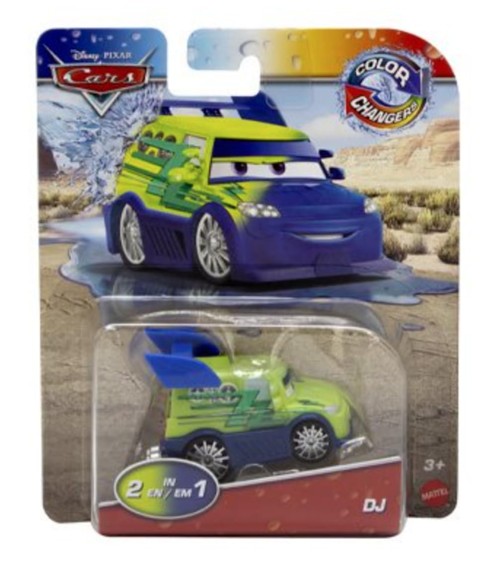 Hot Wheels Color Changers DJ vehicle for water-activated color change play