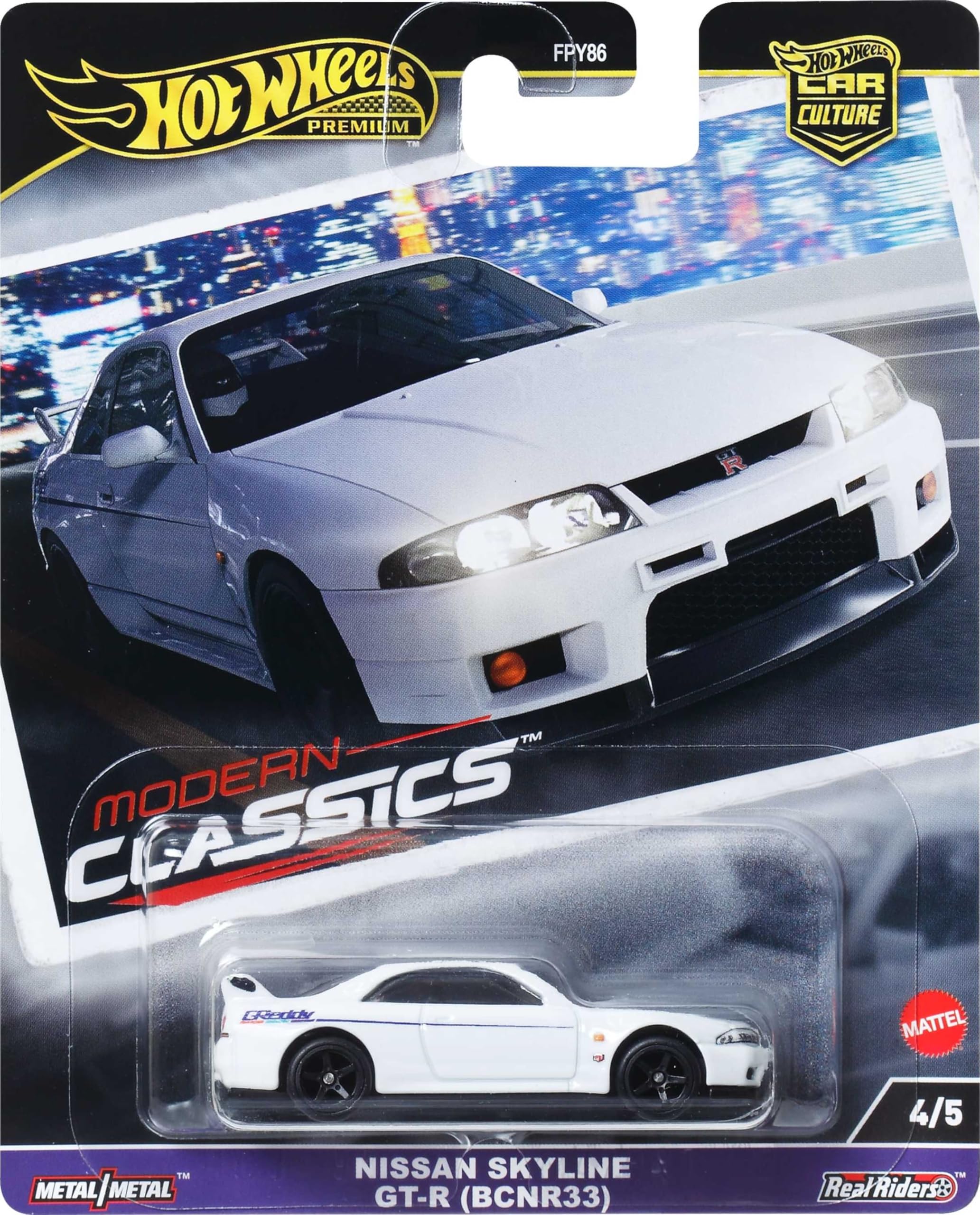 Hot Wheels display-ready model, ideal for gifting or casual collection.