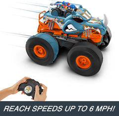 Dynamite Mode booster powering a 1:64 truck into flight