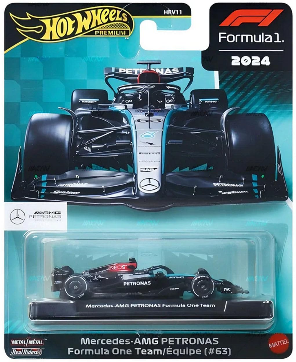 Hot Wheels F1 2024 Red Bull deep blue die-cast ideal for dynamic diorama setups.