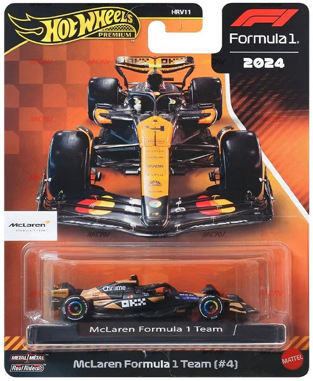 Hot Wheels F1 2024 Visa Cash App RB livery die-cast for premium display.