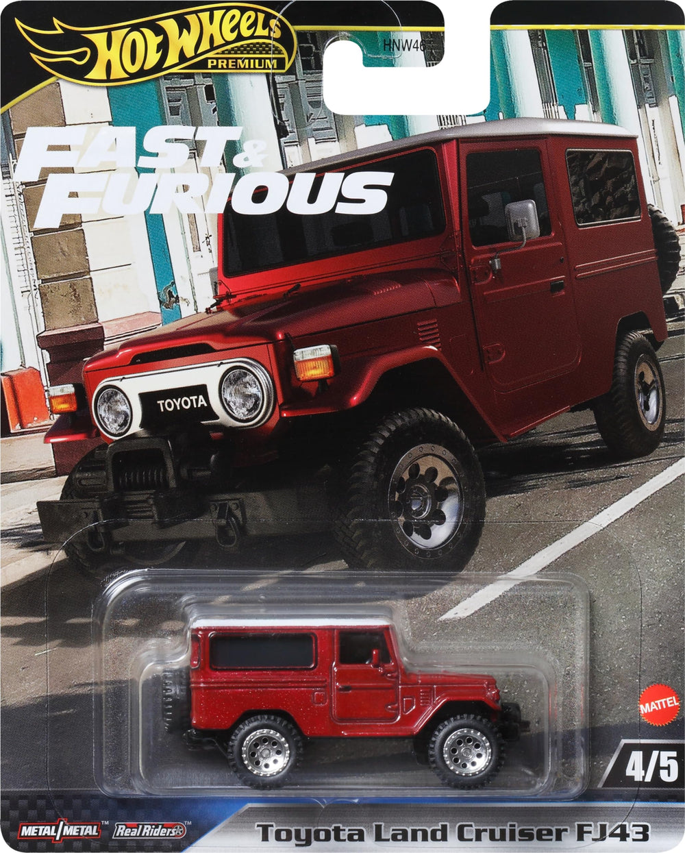 Hot Wheels Fast & Furious 1:64 packaging illustrating a gift idea for fans.