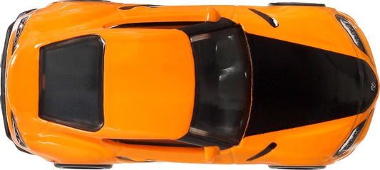 Hot Wheels Fast and Furious 1:64 side profile shows sleek silhouette and collectible design