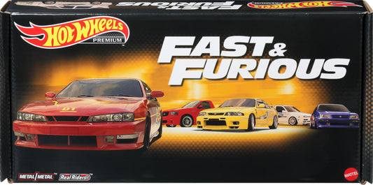 Hot Wheels Fast & Furious 1999 Nissan Maxima: collectible display piece for fans.