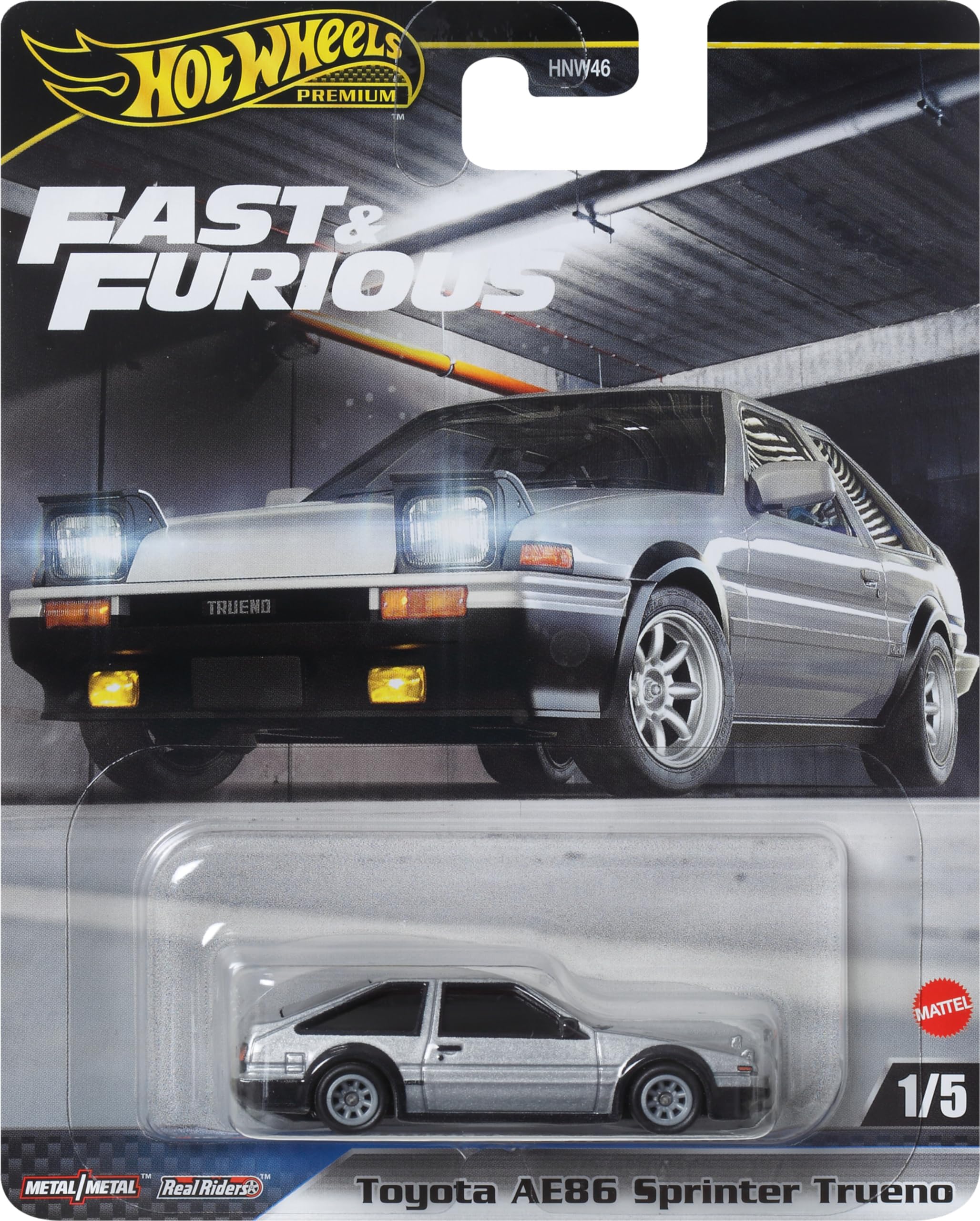 Hot Wheels AE86 Sprinter Trueno display setup for fans